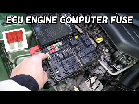DODGE CHARGER ECU ECM PCM ENGINE COMPUTER FUSE LOCATION REPLACEMENT