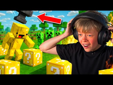 Kassu RAGEE Lucky Blockeille Minecraftissa!