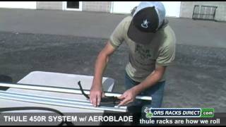 Thule 450R Rapid CrossRoad Roof Rack w AeroBlade Bars Video