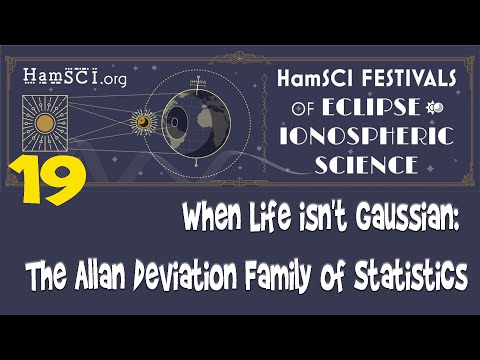 HamSCI 2024: When Life isn't Gaussian: The Allan Deviation Family of Statistics