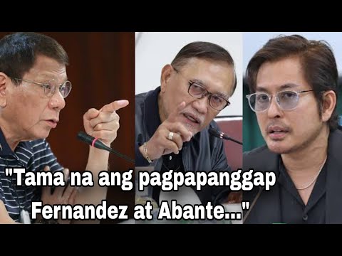 Rodrigo Duterte, lNAMlN na ang SABWA-TAN nila nina CONG. FERNADEZ at ABANTE!