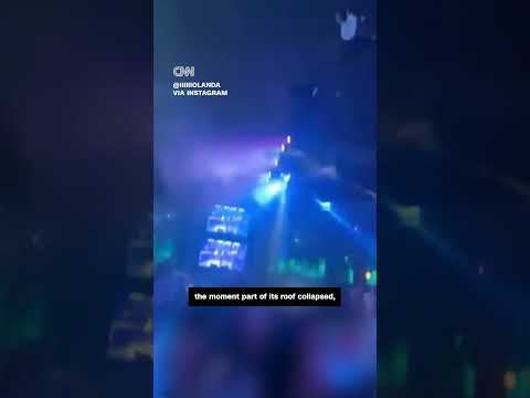 Video shows moment roof collapses in Dominican Republic, killing dozens