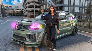 I LET HER CUT UP IN MY 1000HP TRACKHAWK