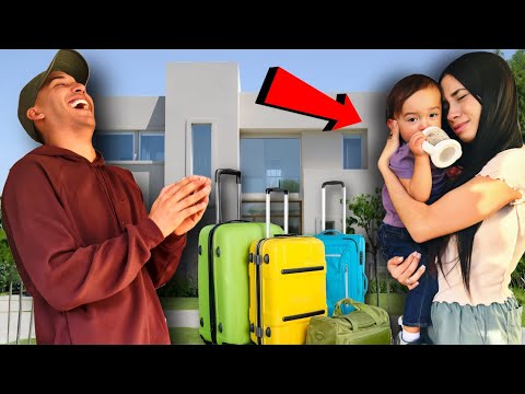 DEJAMOS A NUESTRO BEBÉ POR PRIMERA VEZ 😭 | LE HAGO BROMA PESADA A MI ESPOSA 😡🤣