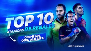 Top 10 ATAJADAS DE PENALES en la CONMEBOL Copa América™