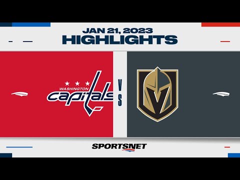 NHL Highlights | Capitals vs. Golden Knights - January 21, 2023