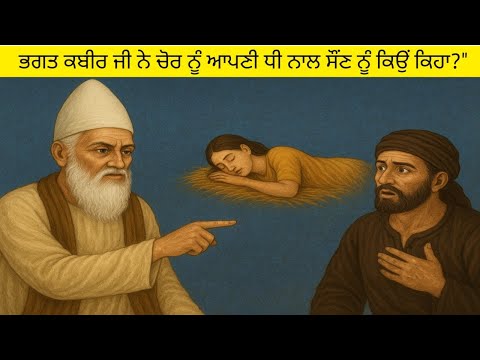 ਭਗਤ ਕਬੀਰ ਜੀ ਨੇ ਚੋਰ ਨੂੰ ਆਪਣੀ ਧੀ ਨਾਲ ਸੌਂਣ ਨੂੰ ਕਿਉਂ ਕਿਹਾ?"