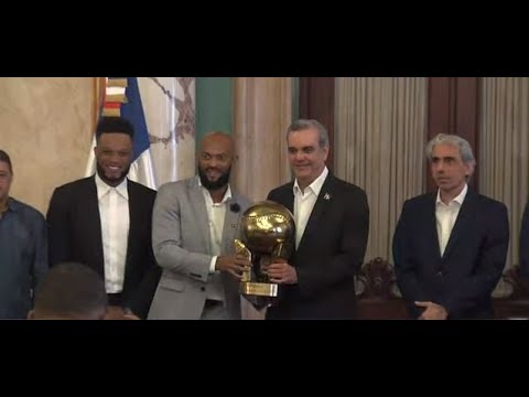 EN VIVO Presidente Abinader recibe a los Tigres del Licey en Palacio Nacional