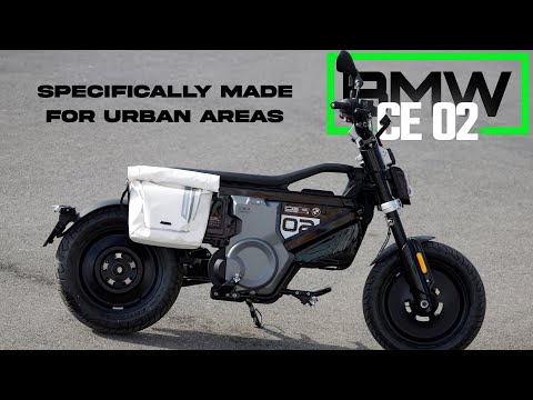 New BMW CE 02 - Compact Electric Motorcycle for Urban Adventures