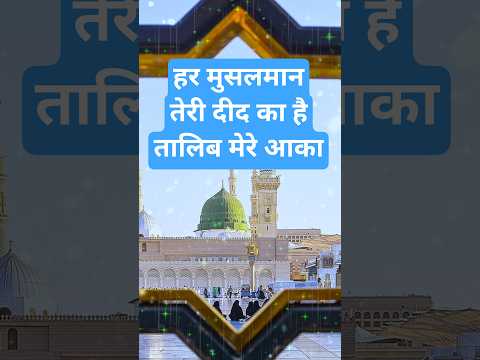 एक मै ही नही दीद का तालिब मेरे आका#naat#islamicmusic#urdunaat#newnaath#islam#shorts#newnaat#viral