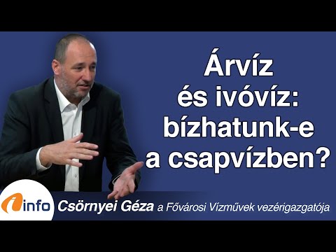 Árvíz és ivóvíz: bízhatunk-e a csapvízben? Csörnyei Géza, Inforádió, Aréna