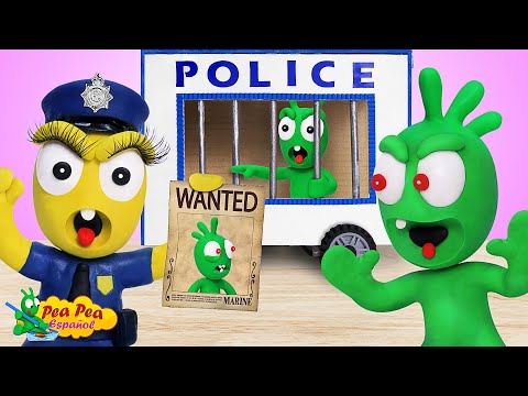 Pea Pea Ayuda a la Policía a Atrapar al Ladrón 🚓👮 Pea Pea Español