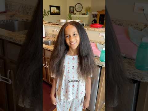 prepping my daughter’s hair for fulani flip over braids ✨ #braids #curlyhair #washday #shorts