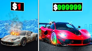 $1 to $1,000,000,000 FERRARI in GTA 5