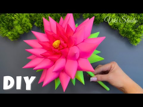 How to make EASY Paper Flowers DIY Paper Craft Ideas