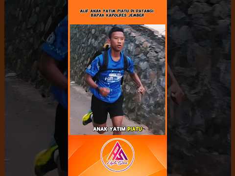 ALIF SISWA SMA YATIM PIATU DI DATANGI KAPOLRES JEMBER #videoviral #shortvideo #polisi #fyp