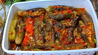 ليه بالزيت تقليه أو بالفرن تشويه❗بتكات اول مره تعرفيها❗ البتنجان المخلل ومايه الدقه بطعم من الاخر 
