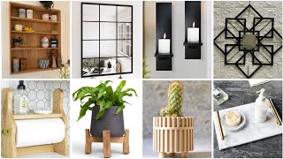 افكار✨عندك عيدان او قطع خشبية اصنعي اجمل منظمات ورفوف بنفسك #diy #deco #craft #ideas #home