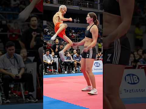 #kungfu wow #wrestling kungfu old man