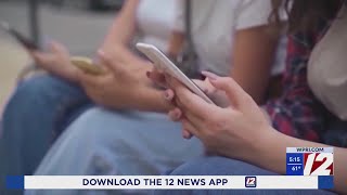 YouTube video thumbnail: RI Schools ban Personal Devices in the Classroom