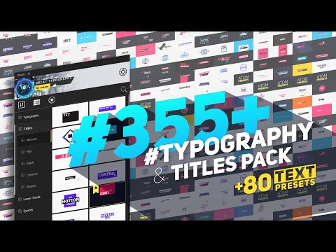 Poster - Big Pack of Typography