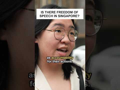Is there Freedom of Speech in Singapore? #shorts