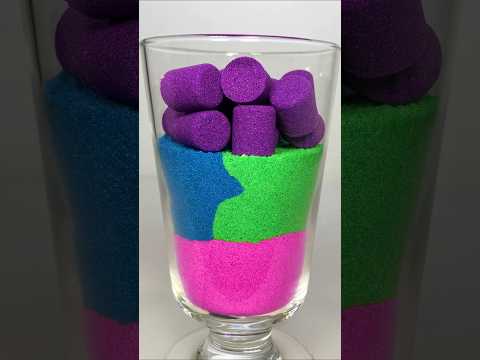 Very Satisfying and Relaxing, Kinetic Sand ASMR, Drop and squish