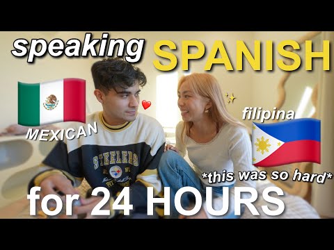 SPEAKING SPANISH TO EACH OTHER FOR 24 HOURS (with English subtitles)