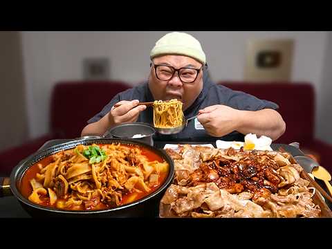 더고아재! 먹방 유튜버의 냉장고 털이 ㅋㅋㅋㅋ 별게 다있네요 🇰🇷│Jjamppong, Jjusam Mukbang Eatingshow