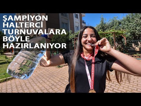Şampiyon Halterci Canan Canpolat Pandemide Böyle Antreman Yapıyor