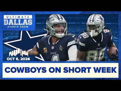 Short week for the Cowboys, Tyler Smith <strong>limited</strong> in practice - Ultimate Dallas Sports Show