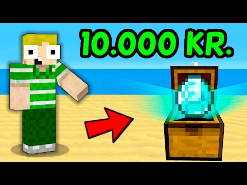 10.000 KR. CHALLENGE I MINECRAFT!!