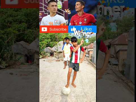 Ronaldo VS Sunil chhetri #football #cr7 #sunilchhetri #shortvideo #shorts #short