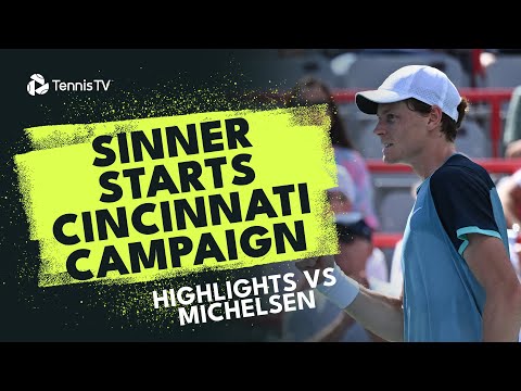 Jannik Sinner vs Alex Michelsen  | Cincinnati 2024 Highlights