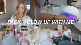 PACK + GLOW UP WITH ME FOR OUR SUMMER HOLIDAY! AD