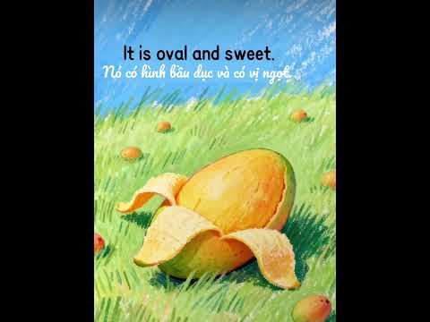 Học từ mới “Mango” cùng Em bé thích học tiếng Anh #tienganhtreem #tienganhchobe #embethichhoc
