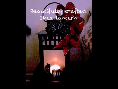 IKEA Lantern using Cricut Vinyl