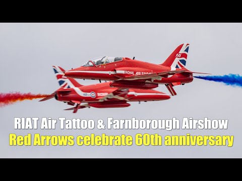 RIAT Air Tattoo 2024 & Farnborough Airshow (9)：Red Arrows celebrate 60th anniversary