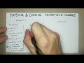 Physical and Chemical Changes in Matter