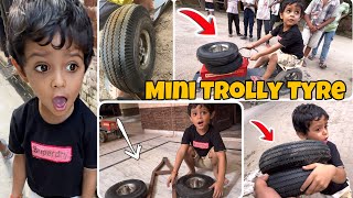 Finally Trolly Ke Monster Tyre Aagya😱 Ab Banegi Modified Trala 