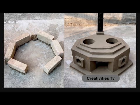 How to make chulha at home mitti ka chulha design rural life village life traditional life mud stove