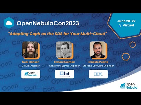 OpenNebulaCon2023 - Adopting Ceph as the Software-Defined Storage for your Multi-Cloud