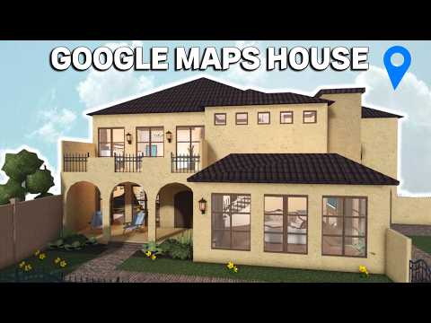 I USED GOOGLE MAPS TO BUILD A BLOXBURG HOUSE