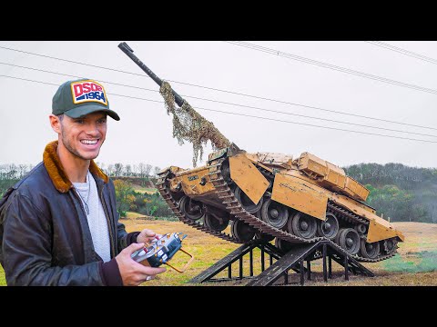 Unleashing Mayhem: WhistlinDiesel's Remote-Controlled Tank Tests and Automotive Adventures