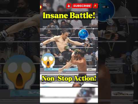 Non-Stop Action! 😱 Fierce Fight in the Ring !👊 #muaythai #mma #martialarts