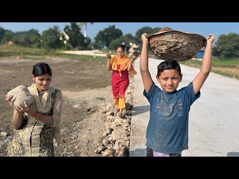 पहली बार किया खेतों का काम 🥰