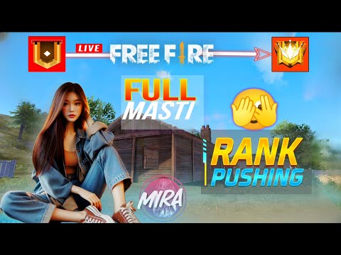 🎮FREE FIRE 🔴LIVE MOBILE GAMEPLAY🎮😍 LIVE WITH KREATION2.0 RANK PUSH❤