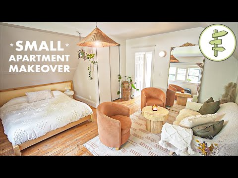 Stunning Small Apartment Tour and Makeover + Budget Friendly Home Design Tips from a Pro