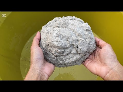 Pure Beach Mud 😻 Dry Tub / Water Crumbling ♥️