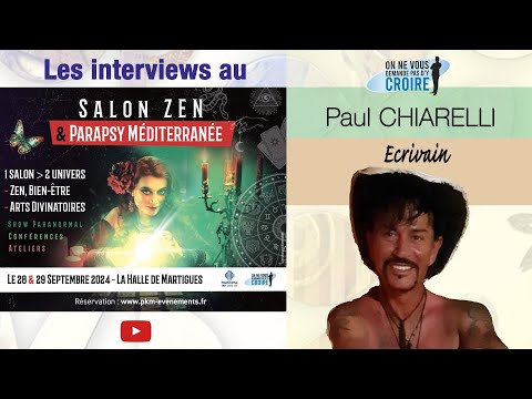 SALON ZEN DE MARTIGUES : Paul CHIARELLI - Ecrivain